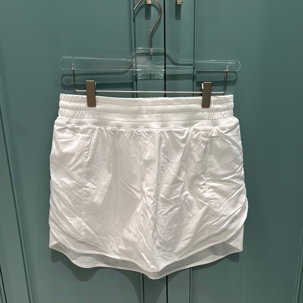 White Athletic Skort